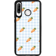Coque Huawei P30 Lite - Silicone rigide noir Easter 2026 Pattern carrots