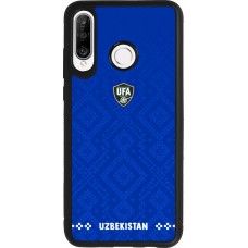 Coque Huawei P30 Lite - Silicone rigide noir Maillot de football Ouzbékistan 2026 personnalisable