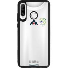 Huawei P30 Lite Case Hülle - Silikon schwarz Fussballtrikot Slowenien