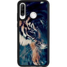 Huawei P30 Lite Case Hülle - Silikon schwarz Incredible Lion