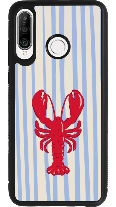 Coque Huawei P30 Lite - Silicone rigide noir Red lobster 2026