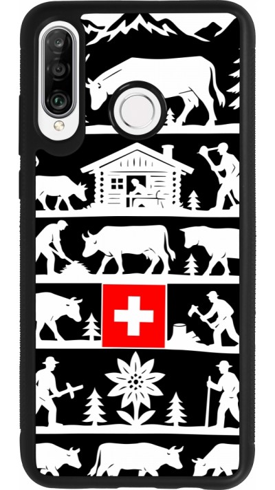 Huawei P30 Lite Case Hülle - Silikon schwarz Poya Schweiz 1 schwarz