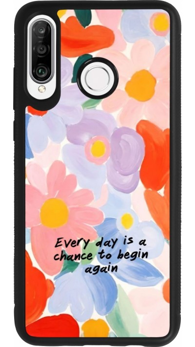 Coque Huawei P30 Lite - Silicone rigide noir Every day is a chance 2026