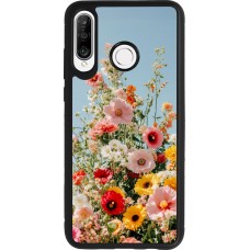Coque Huawei P30 Lite - Silicone rigide noir Spring flowers 2026