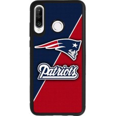 Coque Huawei P30 Lite - Silicone rigide noir Super Bowl 26 Patriots 1