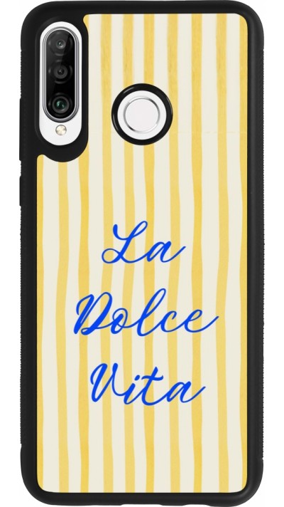 Coque Huawei P30 Lite - Silicone rigide noir The good life 2026