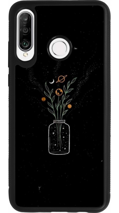 Huawei P30 Lite Case Hülle - Silikon schwarz Vase black