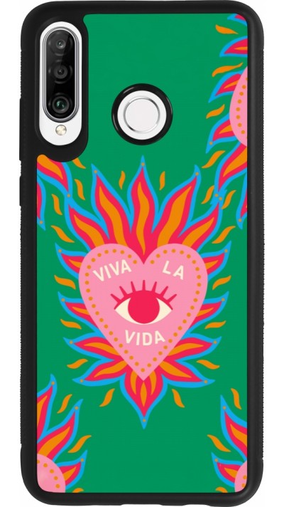 Coque Huawei P30 Lite - Silicone rigide noir Viva la vida 2026