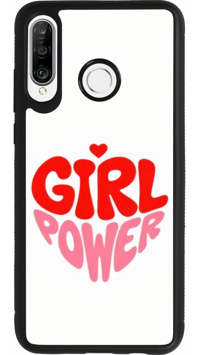 Coque Huawei P30 Lite - Silicone rigide noir Womens day 2026 6