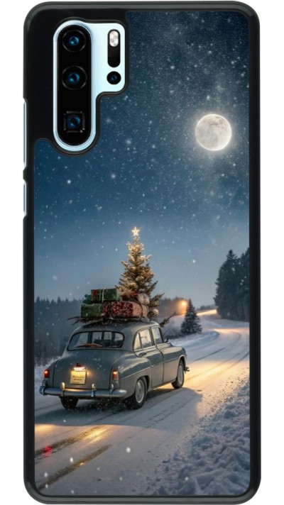 Coque Huawei P30 Pro - Christmas 25 Car with Tree Xmas