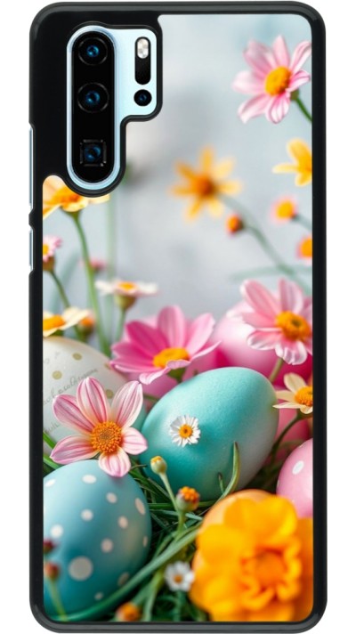 Coque Huawei P30 Pro - Easter 2026 Eggs with flowers