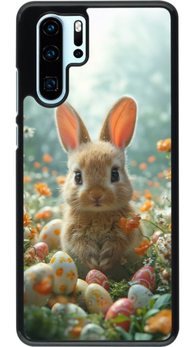 Coque Huawei P30 Pro - Easter 2026 Rabbit in the garden