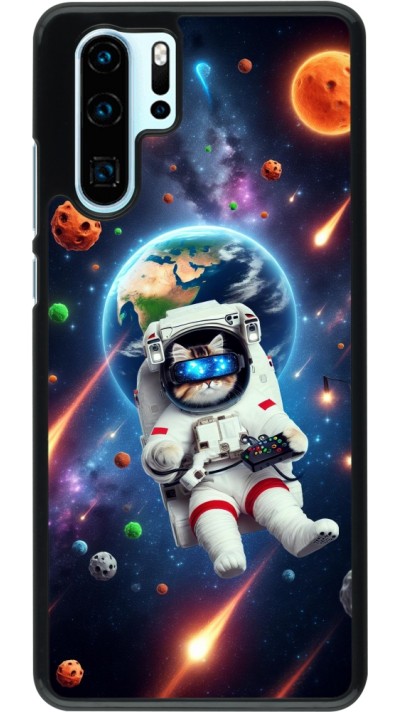 Huawei P30 Pro Case Hülle - VR SpaceCat Odyssee