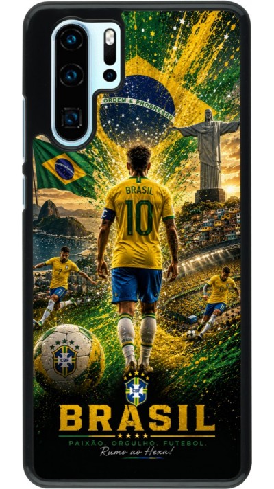 Coque Huawei P30 Pro - Football Brésil splash 2026