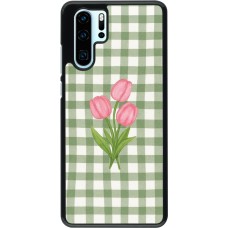 Coque Huawei P30 Pro - Green vichy tulips 2026