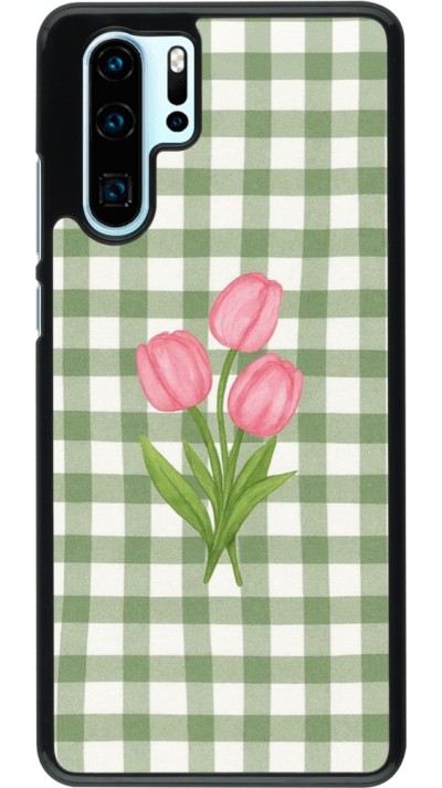Coque Huawei P30 Pro - Green vichy tulips 2026