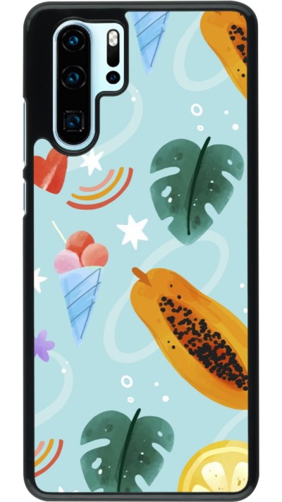 Coque Huawei P30 Pro - Summer 2025 Pattern papaya