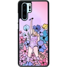 Huawei P30 Pro Case Hülle - Taylor Swift Sketch - Pink