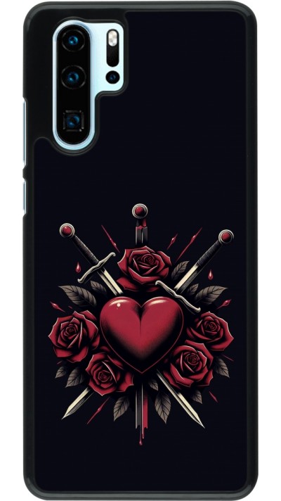 Huawei P30 Pro Case Hülle - Valentine 2024 gothic love