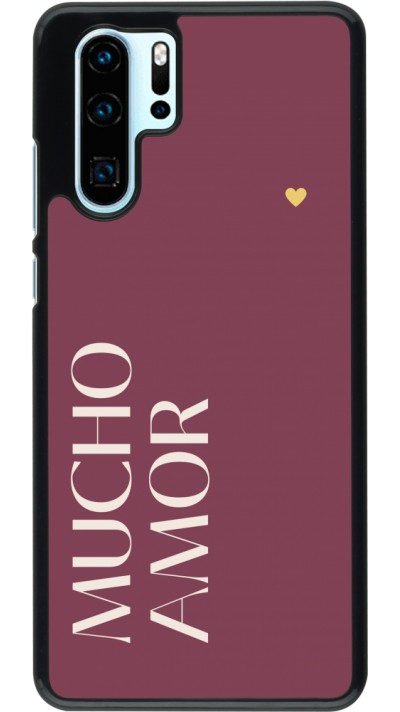 Huawei P30 Pro Case Hülle - Valentine 2024 mucho amor rosado