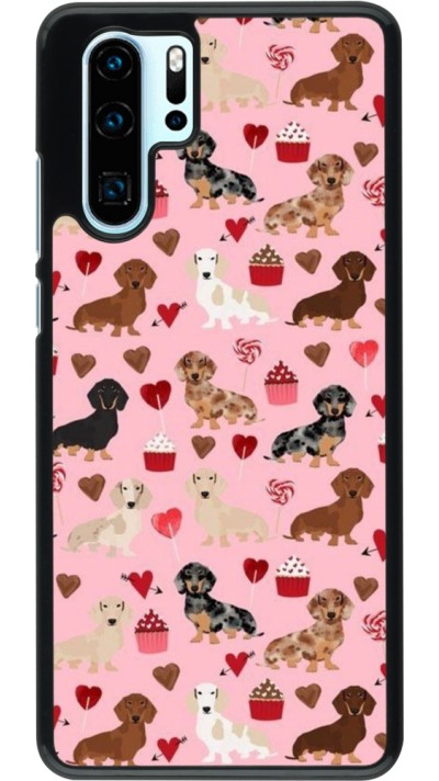 Huawei P30 Pro Case Hülle - Valentine 2024 puppy love