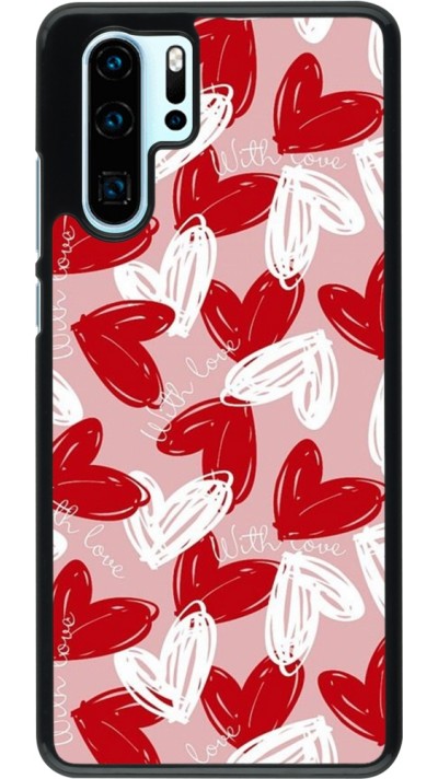 Huawei P30 Pro Case Hülle - Valentine 2024 with love heart
