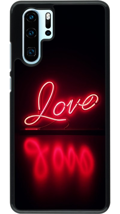 Huawei P30 Pro Case Hülle - Valentine 2025 Neon Liebe