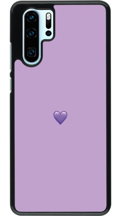 Huawei P30 Pro Case Hülle - Valentine 2023 purpule single heart