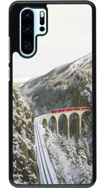 Coque Huawei P30 Pro - Winter 25 Winter polar express