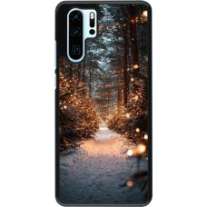 Huawei P30 Pro Case Hülle - Winter 25 Winter snowy road