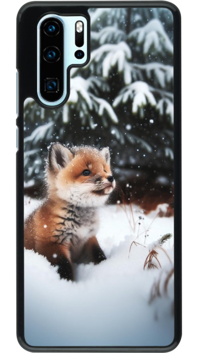 Huawei P30 Pro Case Hülle - Weihnachten 2023 Fuechslein Tanne
