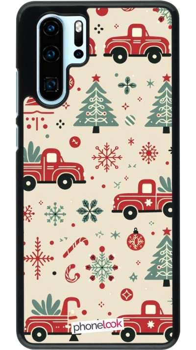 Huawei P30 Pro Case Hülle - Weihnachten 2024 Lkw Tanne