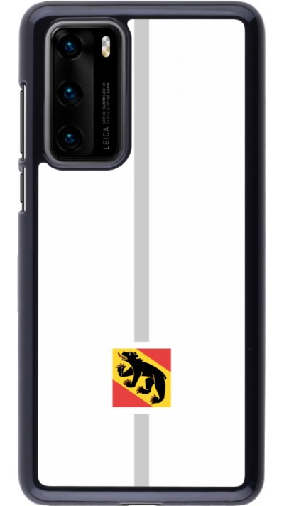 Coque Huawei P40 - Canton BE blanc