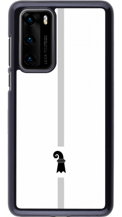 Coque Huawei P40 - Canton BS blanc