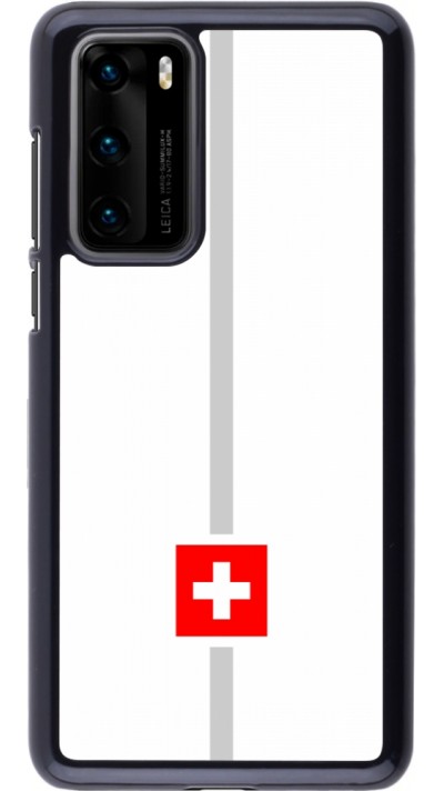 Coque Huawei P40 - Canton CH blanc