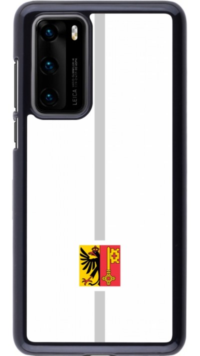 Coque Huawei P40 - Canton GE blanc