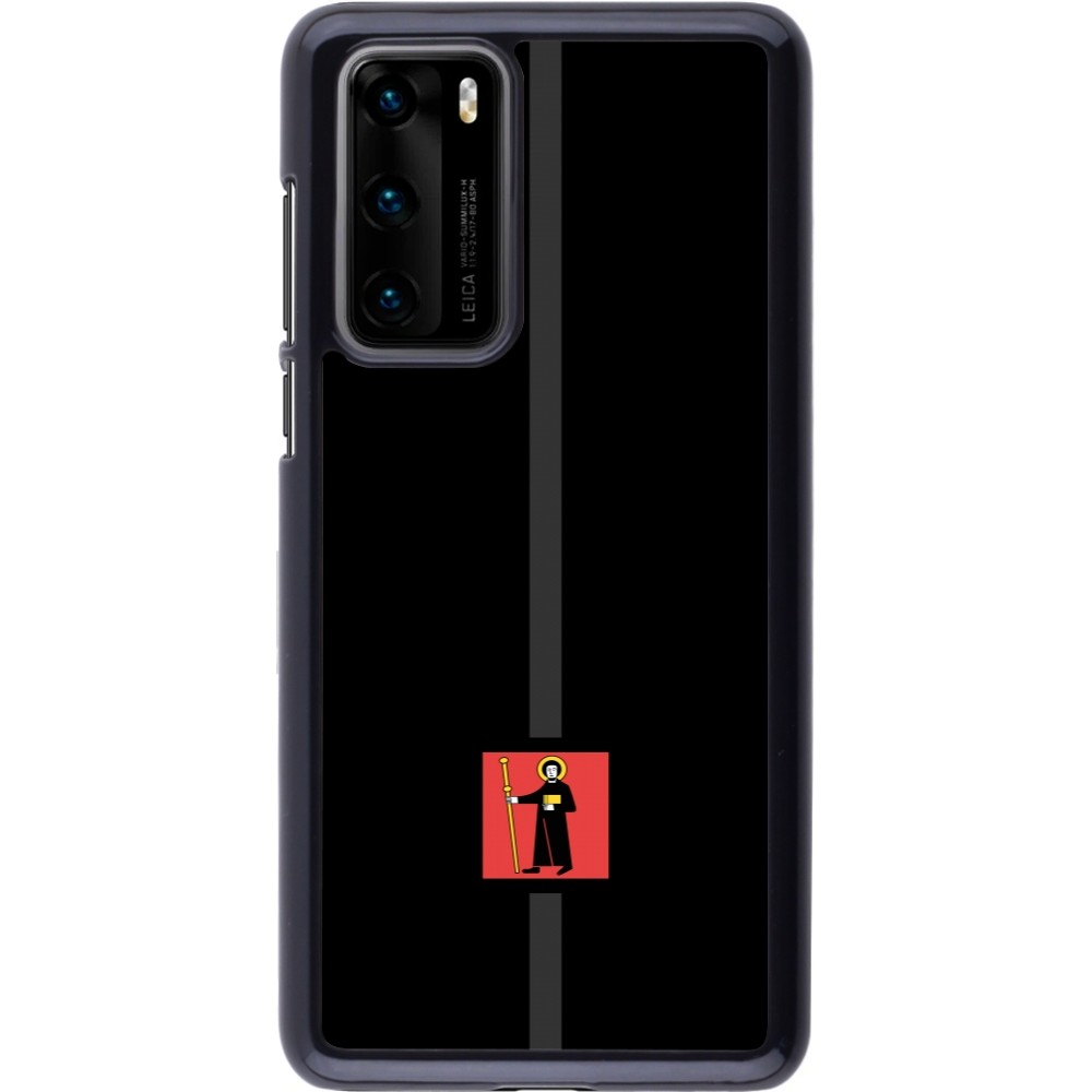 Coque Huawei P40 - Canton GL noir