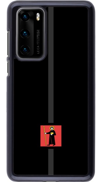 Coque Huawei P40 - Canton GL noir