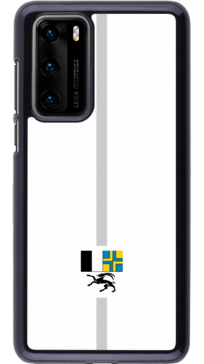 Coque Huawei P40 - Canton GR blanc