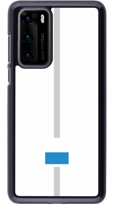 Coque Huawei P40 - Canton LU blanc