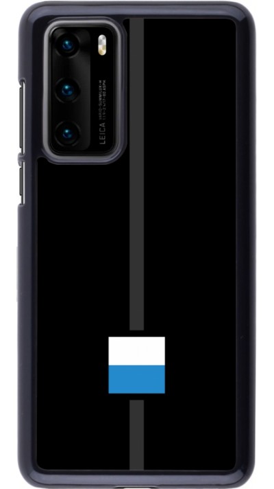 Coque Huawei P40 - Canton LU noir