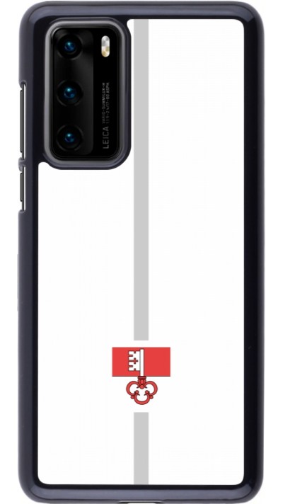 Coque Huawei P40 - Canton OW blanc