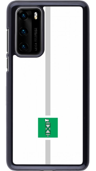 Coque Huawei P40 - Canton SG blanc