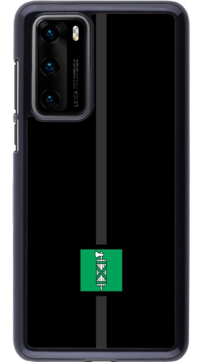 Coque Huawei P40 - Canton SG noir