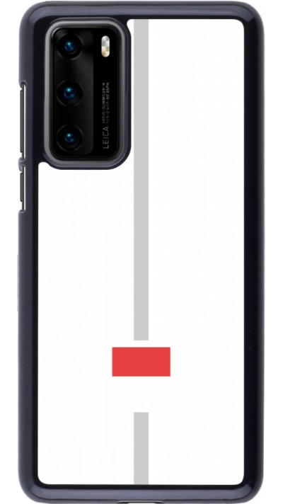 Coque Huawei P40 - Canton SO blanc