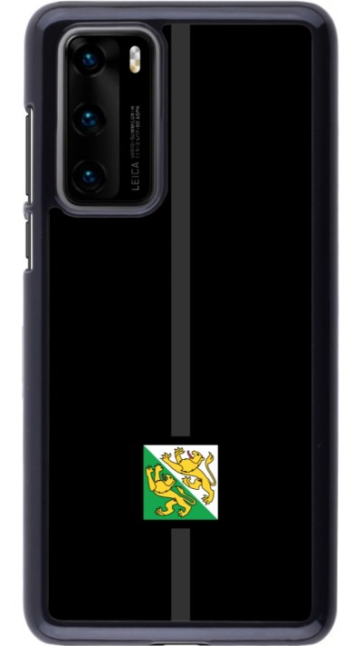 Coque Huawei P40 - Canton TG noir