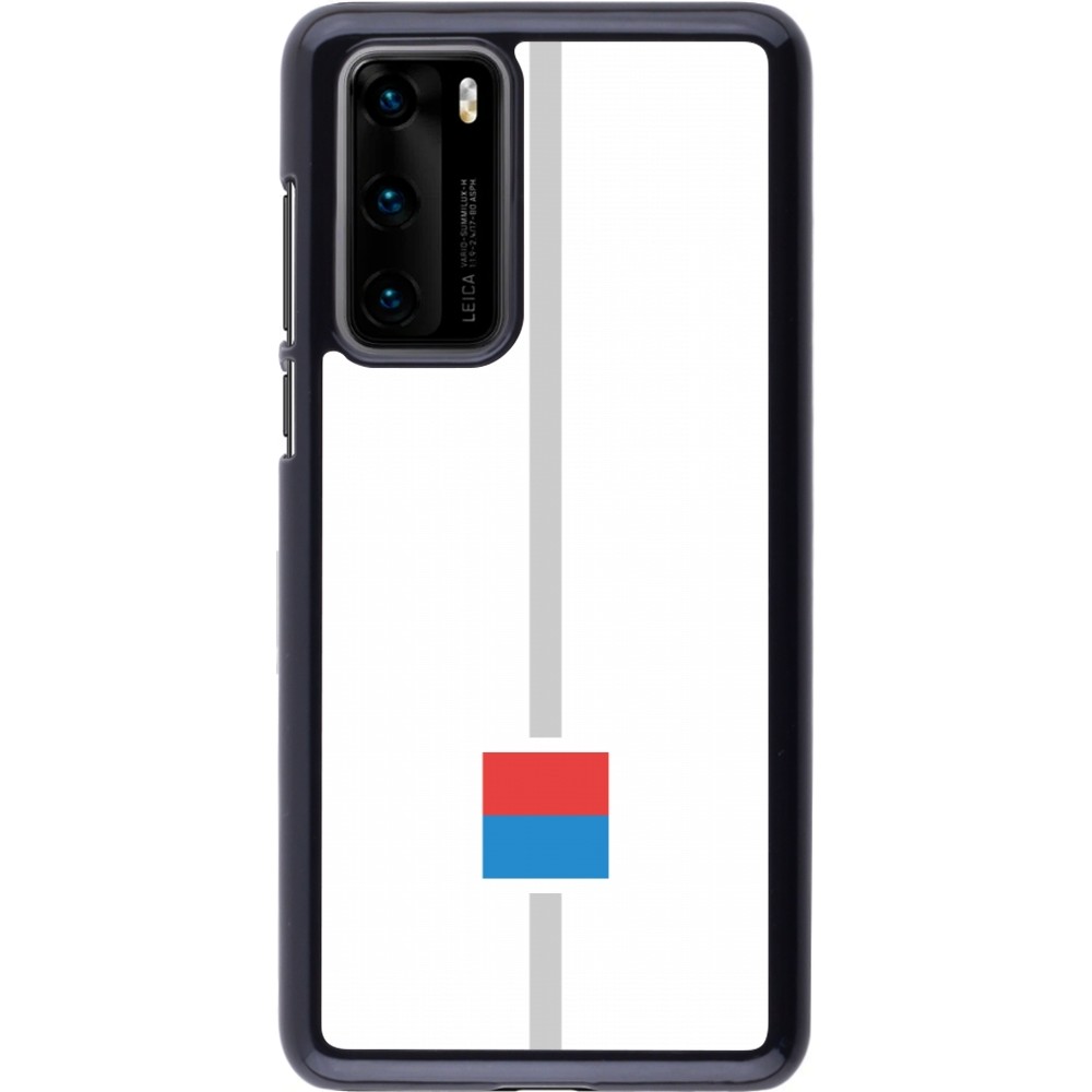 Coque Huawei P40 - Canton TI blanc