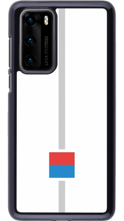 Coque Huawei P40 - Canton TI blanc