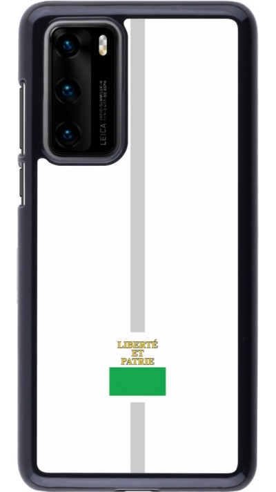Coque Huawei P40 - Canton VD blanc
