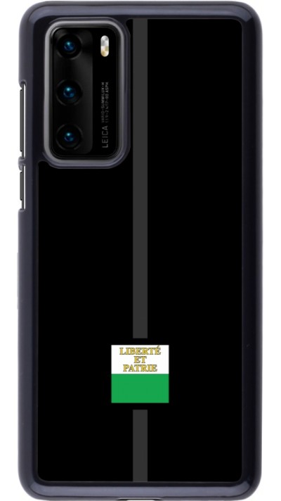 Coque Huawei P40 - Canton VD noir